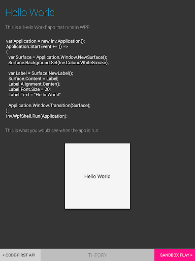 Android application Invention Manual screenshort