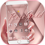 Cover Image of डाउनलोड Rose Gold Theme 1.2.4 APK