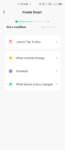Screenshot of TECNO Smart Home