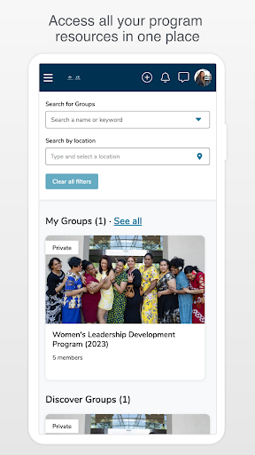 Android application WLI Leaders Hub screenshort