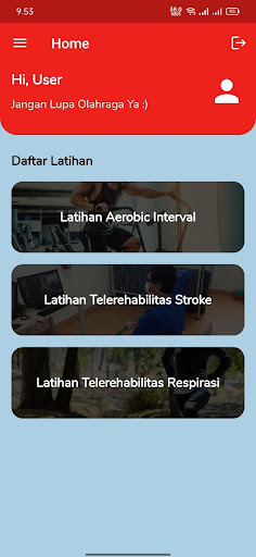 Android application Telerehabilitasi Hasanuddin screenshort