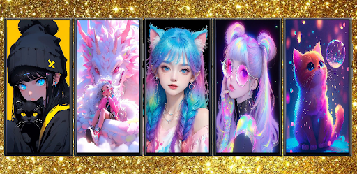 Android application Glitter Wallpaper screenshort