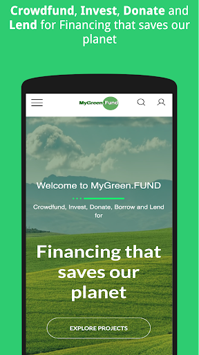 Android application MyGreen.Fund screenshort