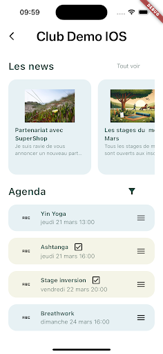 Android application Boraa screenshort