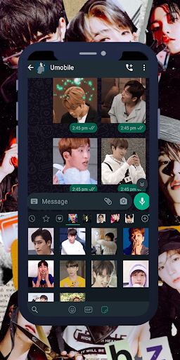 Android application Sangyeon Animated WASticker screenshort