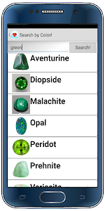 Gemstones list with descriptio Unknown