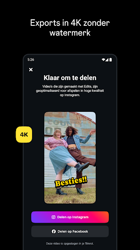 Edits, een Instagram-app