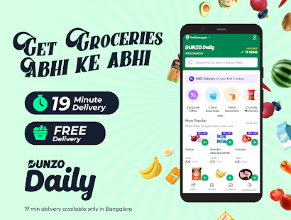 Dunzo: Grocery Shopping & More 3.35.0.1 screenshots 1