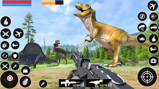 Wild Dino Hunting Animal Games