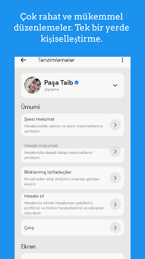 TURAN Messenger Screen 2