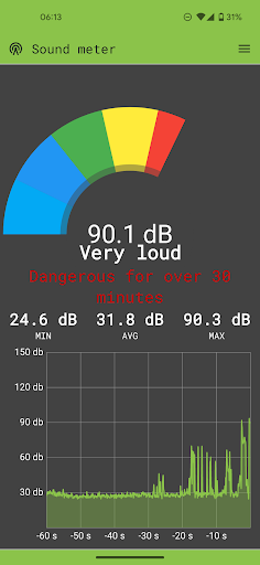 Sound Meter Screen 2