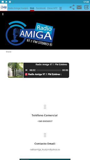 Radio Amiga Hualpin Screen 2