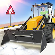 Real Heavy Snow Plow Truck Excavator Machine Games