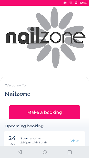 Android application Nailzone screenshort