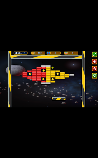 Android application Arkanoid Game screenshort