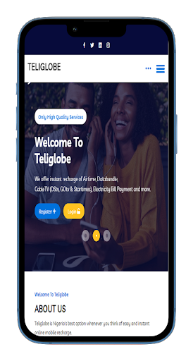 Android application Teliglobe screenshort