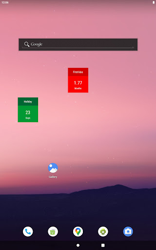 Day Counter Widget Screen 2