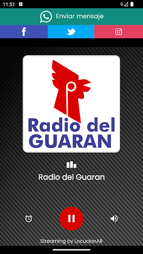 Android application Radio del Guaran screenshort