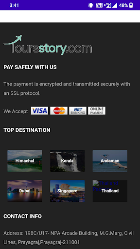 toursstory.com Screen 3