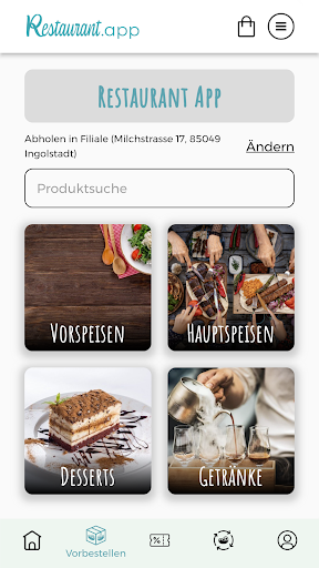 Restaurant.app Screen 3
