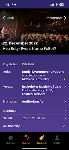 Tour Control Screen 3