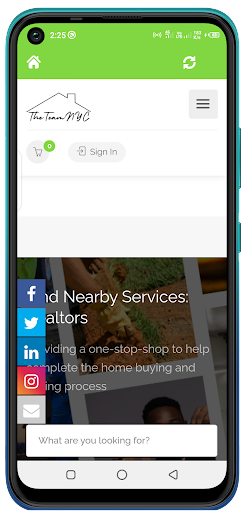 Android application TheTeamNYC screenshort