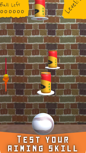 Knock the Cans Down- Hit Balls Screen 3