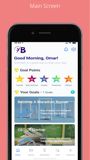 Believe It: Goals, Motivation Screen 2
