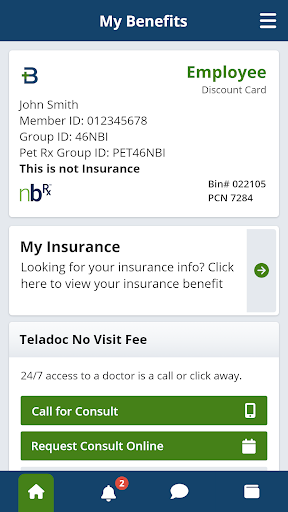 Android application My Benefits Work screenshort