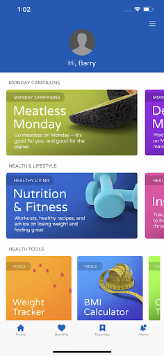 Android application Community Health screenshort