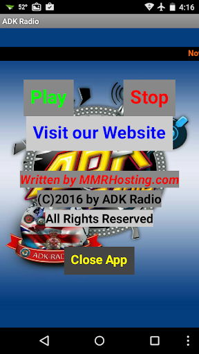 Android application ADK-Radio screenshort