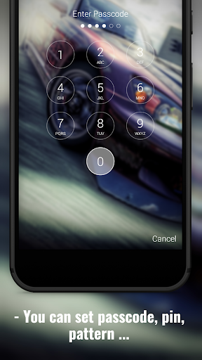 Car Drift Racing Lock Screen Screen 2