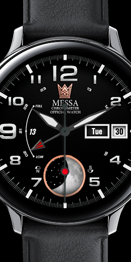 Android application Messa Watch Face BN48 Moon screenshort