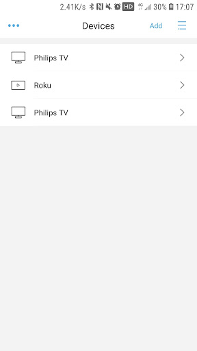 Android application SofaBaton smart remote screenshort
