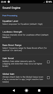 Equalizer FX 10-Band Screenshot