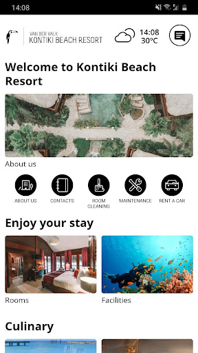 Android application Kontiki Beach Resort screenshort