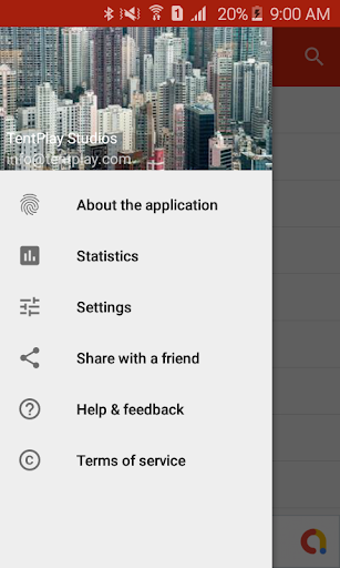 Android application Trek Hong Kong screenshort