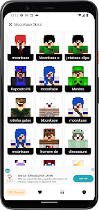 MoonKase Skins for Minecraft