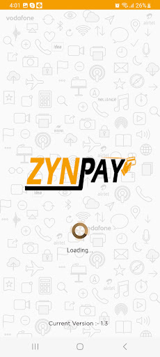 Android application ZYN PAY screenshort