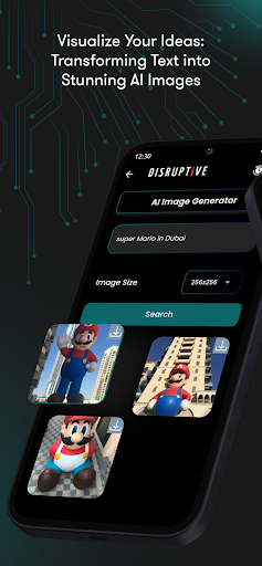 Disruptive AI Productivity App Screen 3