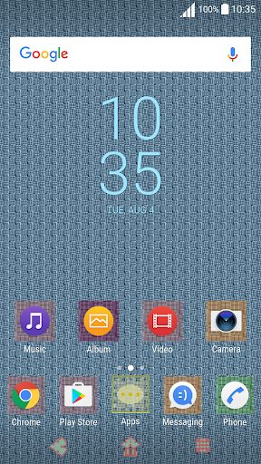 XPERIA Colored Fiber Theme - F