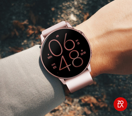 Rose Gold Light Watch Face Screen 3