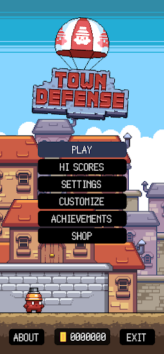 Android application Tiny Town Defense screenshort