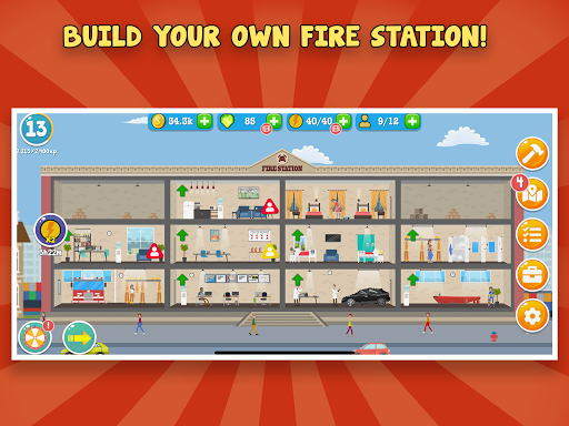Code Triche Fire Inc: Classic fire station tycoon builder game  APK MOD (Astuce) 5