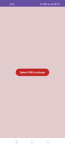 Android application Merge PDF files screenshort