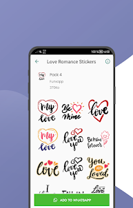 Love Romance WhatsApp Stickers