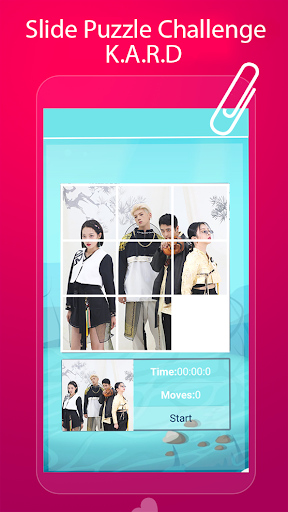 Android application K.A.R.D Slide Puzzle Challenge screenshort