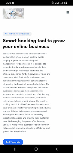 BookMeFy Screen 2