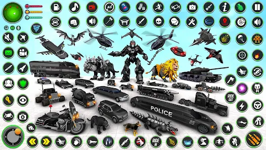 jeu robot: jeu voiture robot – Applications sur Google Play