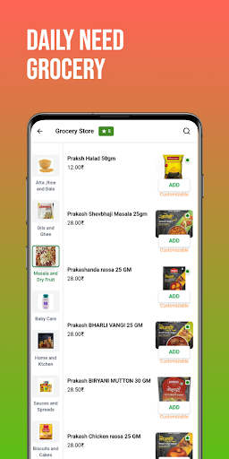 Carrot FooDelivery Screen 3